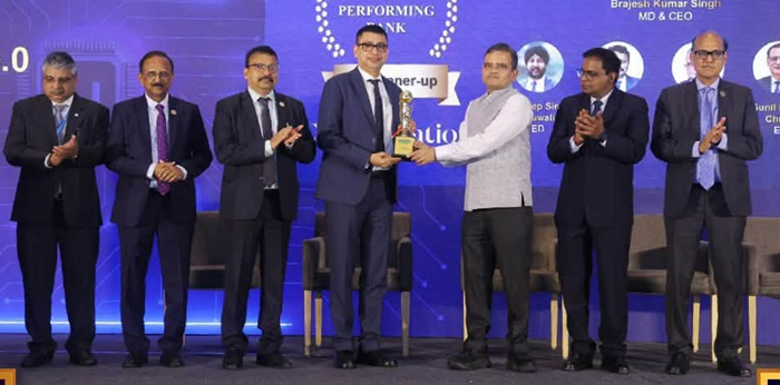 Canara Bank's three 2nd Runner-Up recognitions